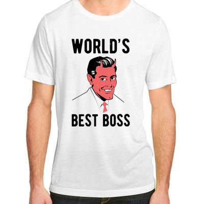 Worlds Best Boss Funny Evil Adult ChromaSoft Performance T-Shirt