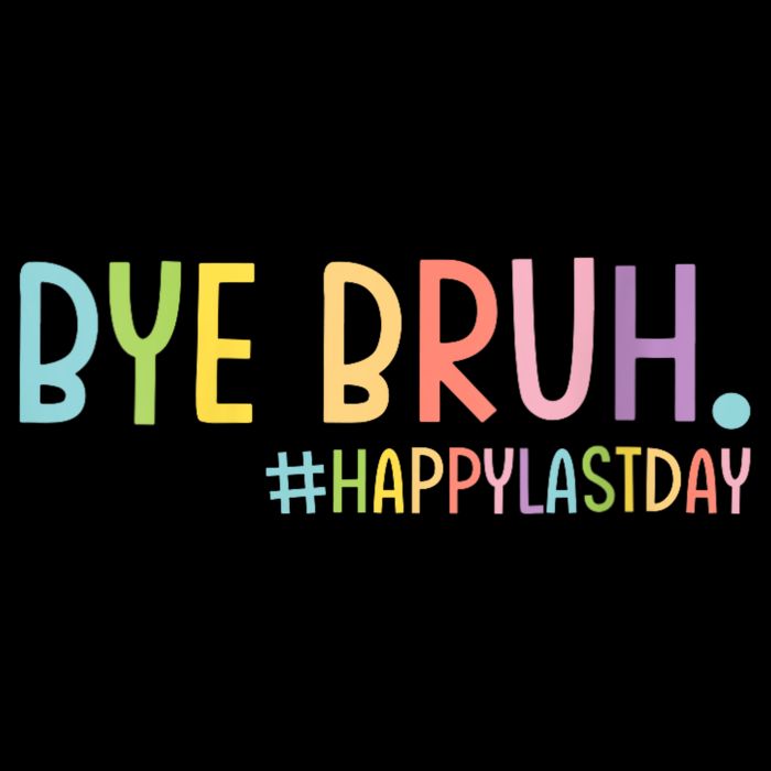 Womens Bye Bruh Teacher Happy Last Day Of School Hello Summer Funny VNeck Wool Snapback Cap
