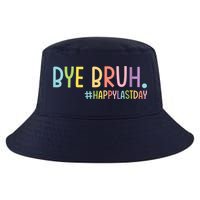 Womens Bye Bruh Teacher Happy Last Day Of School Hello Summer Funny VNeck Cool Comfort Performance Bucket Hat