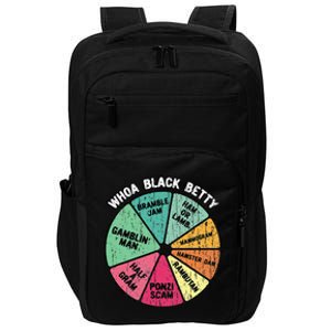 Whoa Black Betty Funny 70S Classic Rock Music Pie Chart Impact Tech Backpack