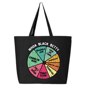 Whoa Black Betty Funny 70S Classic Rock Music Pie Chart 25L Jumbo Tote