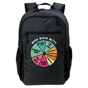 Whoa Black Betty Funny 70S Classic Rock Music Pie Chart Daily Commute Backpack