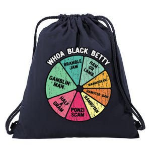 Whoa Black Betty Funny 70S Classic Rock Music Pie Chart Drawstring Bag