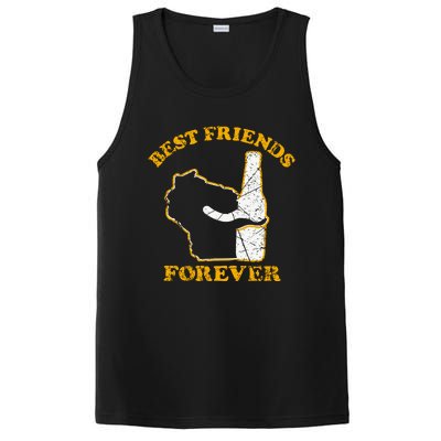 Wisconsin & Beer Best Friends Forever PosiCharge Competitor Tank