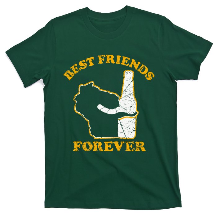 Wisconsin & Beer Best Friends Forever T-Shirt