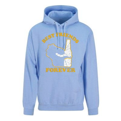 Wisconsin & Beer Best Friends Forever Unisex Surf Hoodie