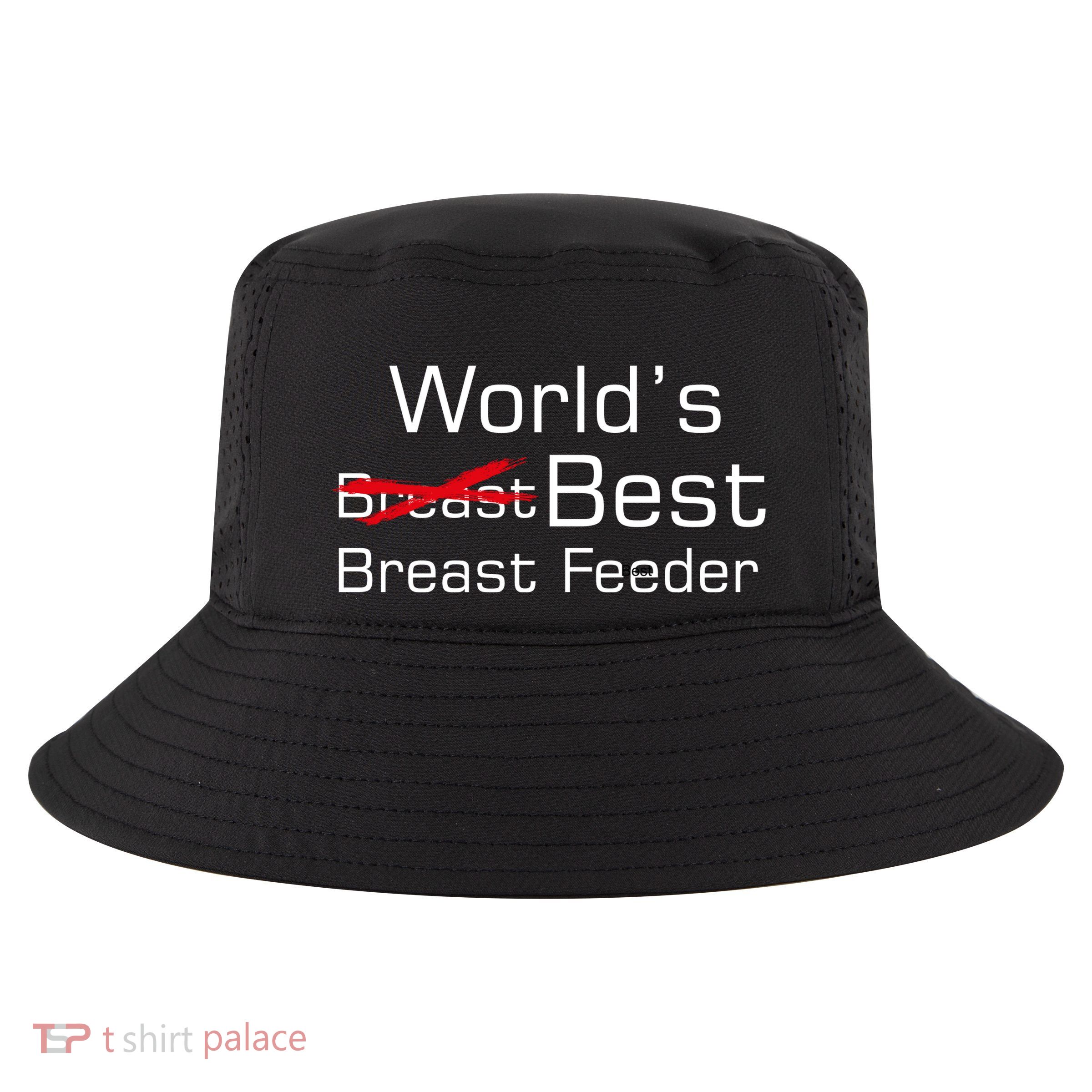 Worlds Best Breast Feeder Cool Comfort Performance Bucket Hat