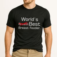 Worlds Best Breast Feeder Cooling Performance Crew T-Shirt