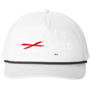 Worlds Best Breast Feeder Snapback Five-Panel Rope Hat