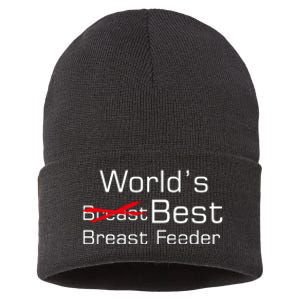 Worlds Best Breast Feeder Sustainable Knit Beanie