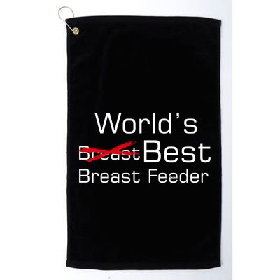 Worlds Best Breast Feeder Golf Towel