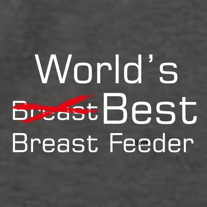 Worlds Best Breast Feeder Vector Backpack