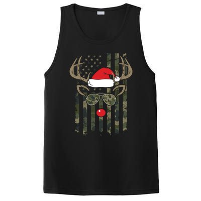 Whitetail Buck Bow Hunter Camo Funny Deer Hunting Christmas Great Gift PosiCharge Competitor Tank