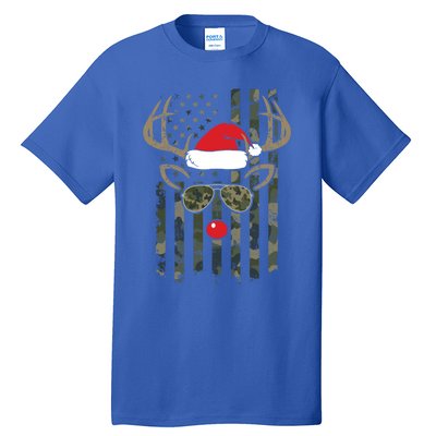 Whitetail Buck Bow Hunter Camo Funny Deer Hunting Christmas Great Gift Tall T-Shirt