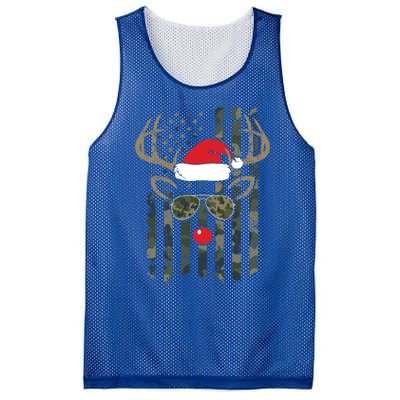 Whitetail Buck Bow Hunter Camo Funny Deer Hunting Christmas Great Gift Mesh Reversible Basketball Jersey Tank