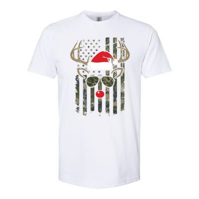 Whitetail Buck Bow Hunter Camo Funny Deer Hunting Christmas Great Gift Softstyle CVC T-Shirt