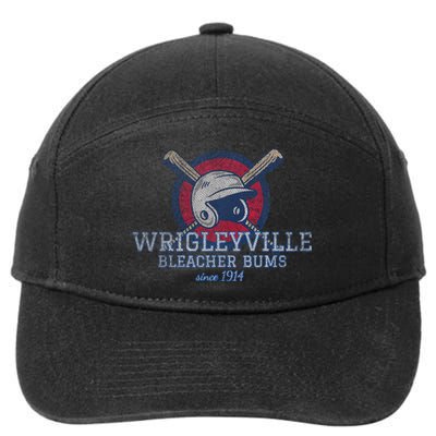 Wrigleyville Bleacher Bums Funny Baseball 7-Panel Snapback Hat