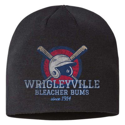 Wrigleyville Bleacher Bums Funny Baseball Sustainable Beanie