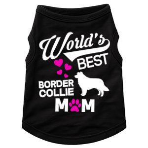 World's Best Border Collie Mom Doggie Tank