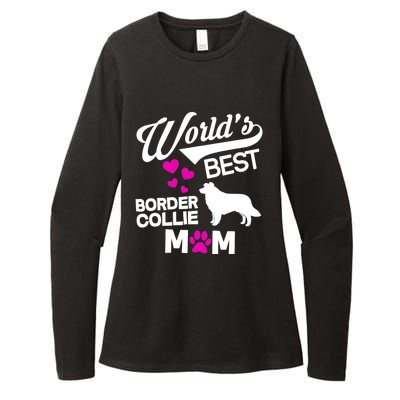 World's Best Border Collie Mom Womens CVC Long Sleeve Shirt