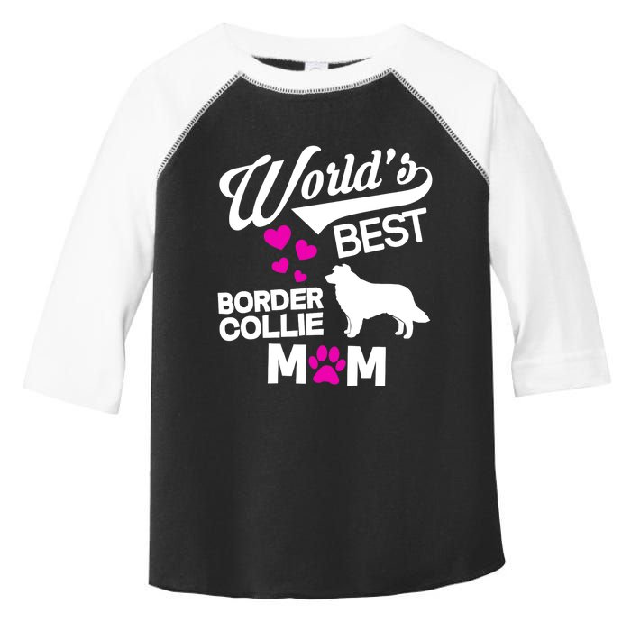 World's Best Border Collie Mom Toddler Fine Jersey T-Shirt