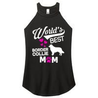 World's Best Border Collie Mom Women’s Perfect Tri Rocker Tank