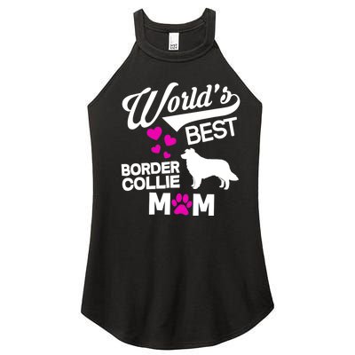 World's Best Border Collie Mom Women’s Perfect Tri Rocker Tank