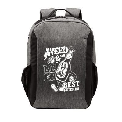 Weed & Beer Best Friends Vector Backpack