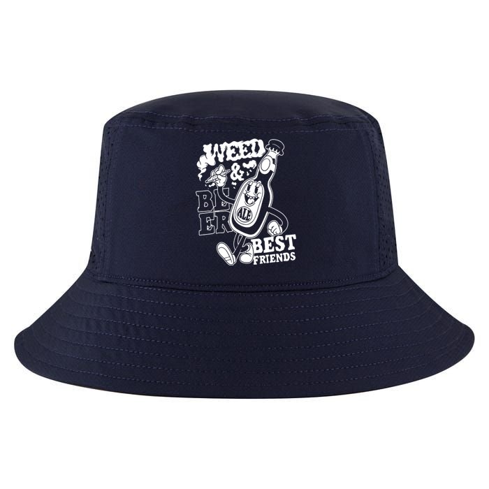 Weed & Beer Best Friends Cool Comfort Performance Bucket Hat