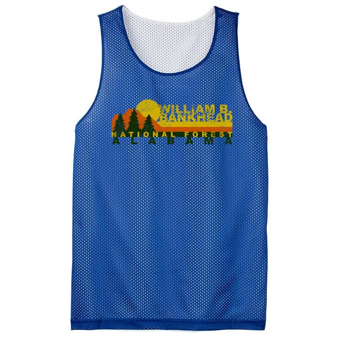 William B Bankhead National Forest Vintage Retro Great Gift Mesh Reversible Basketball Jersey Tank