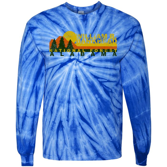 William B Bankhead National Forest Vintage Retro Great Gift Tie-Dye Long Sleeve Shirt