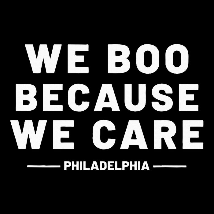We Boo Because We Care Philadelphia Sports Toddler T-Shirt