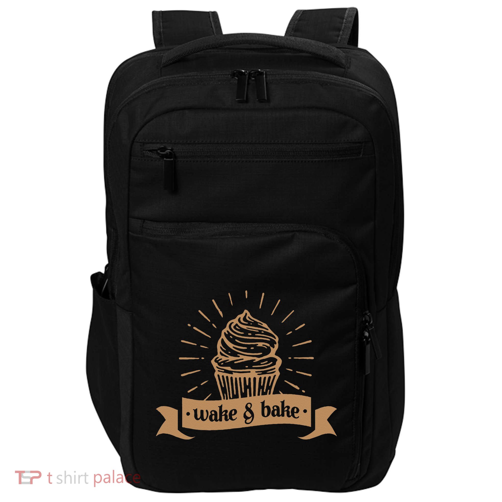 Wake & Bake Cupcake Baking Chef Impact Tech Backpack