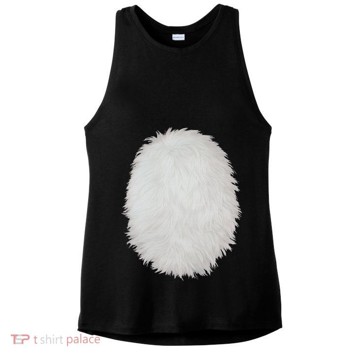 White Belly Costume Diy Cosplay Panda Bear Cat Skunk Deer Ladies PosiCharge Tri-Blend Wicking Tank