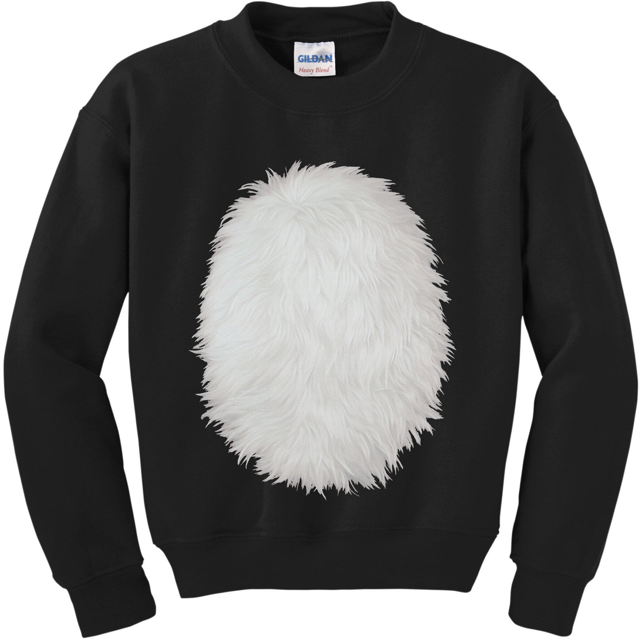 White Belly Costume Diy Cosplay Panda Bear Cat Skunk Deer Kids Sweatshirt