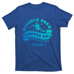 Witches Brew Coffee Salem 1692 Funny Halloween Witch Retro Cool Gift T-Shirt