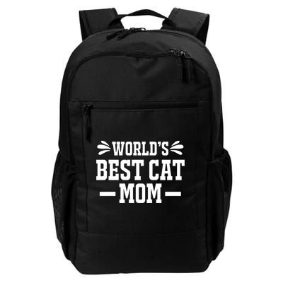 World's Best Cat Mom Funny Cat Mama Mother Mommy Cute Gift Backpack