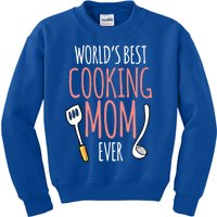 World's Best Cooking Mom Mother Cook Mommy Mama Mother's Day Gift Kids Sweatshirt