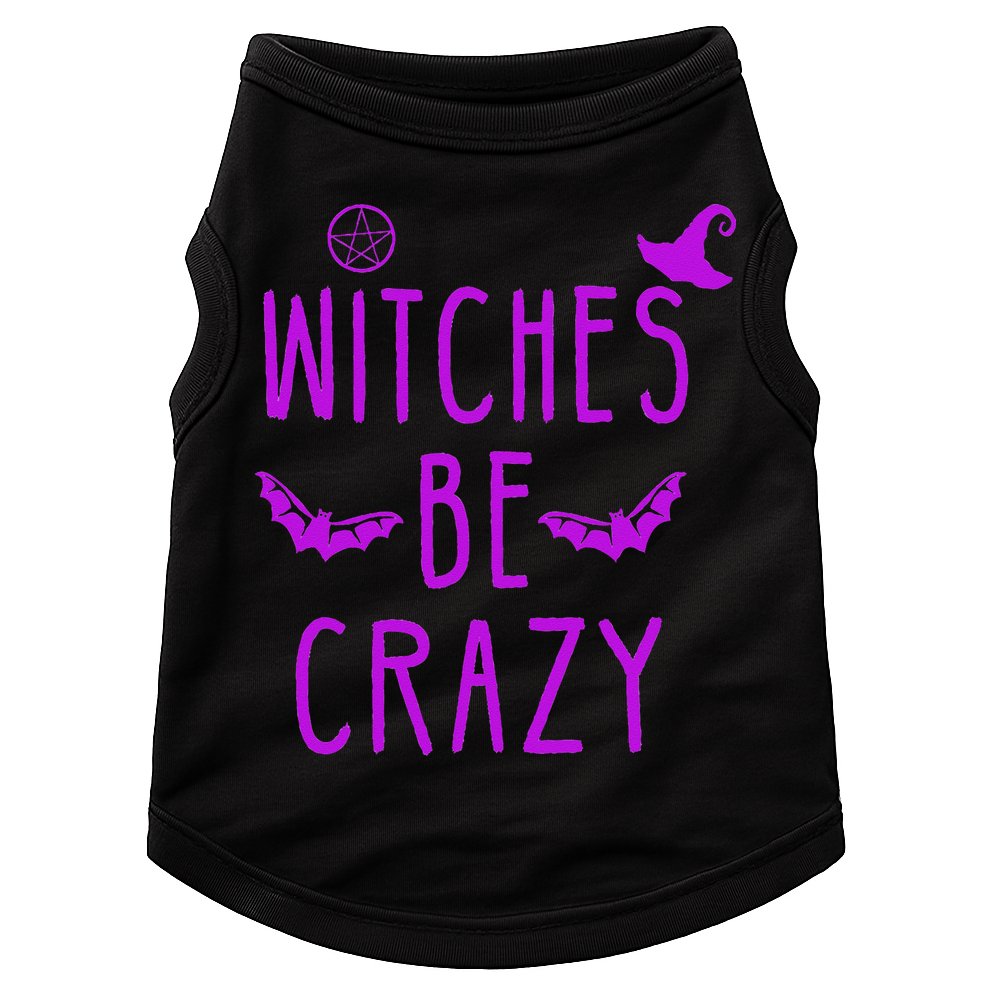 Witches Be Crazy Halloween For Crazy Psycho Witches Doggie Tank