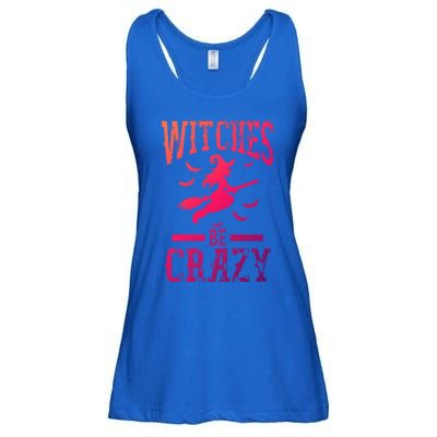 Witches Be Crazy Halloween Funny Party Gift Ladies Essential Flowy Tank