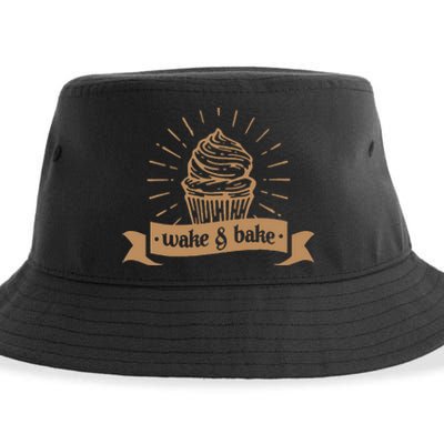 Wake & Bake Cupcake Baking Chef Sustainable Bucket Hat