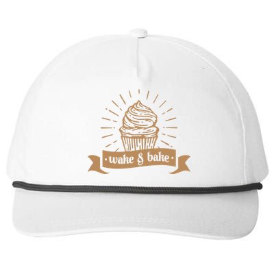 Wake & Bake Cupcake Baking Chef Snapback Five-Panel Rope Hat