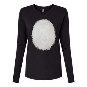 White Belly Costume Diy Cosplay Panda Bear Cat Skunk Deer Womens Cotton Relaxed Long Sleeve T-Shirt