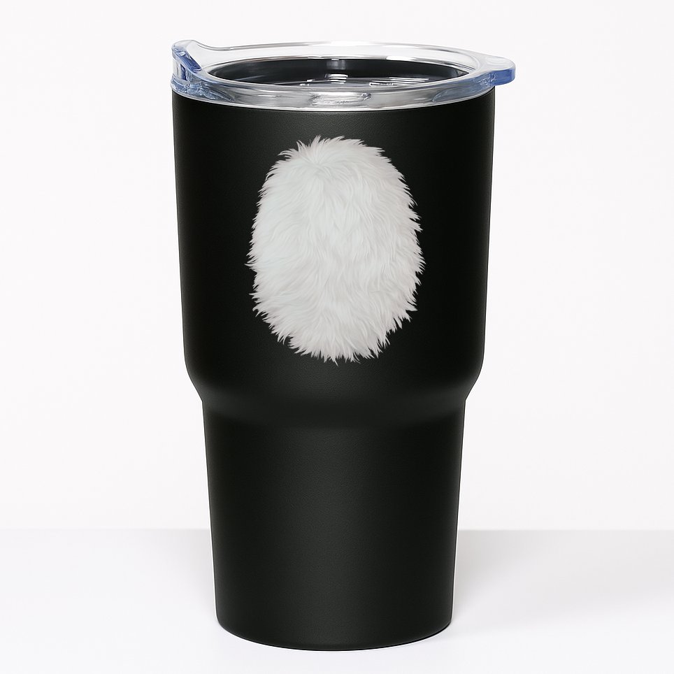 White Belly Costume Diy Cosplay Panda Bear Cat Skunk Deer Tumbler