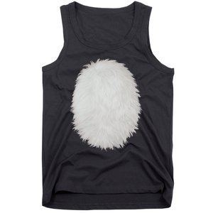 White Belly Costume Diy Cosplay Panda Bear Cat Skunk Deer Tank Top