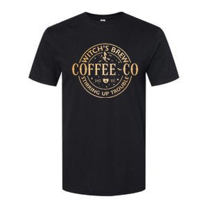 Witches Brew Coffee Co Halloween Witch Coffee Lovers Softstyle CVC T-Shirt