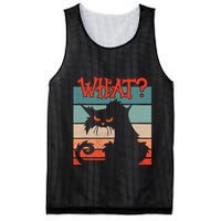 What? Black Cat Kitty For Man And Woman Funny Cat Mesh Reversible Basketball Jersey Tank