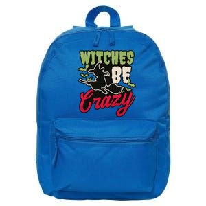 Witches Be Crazy Design Halloween Witch Gift 16 in Basic Backpack