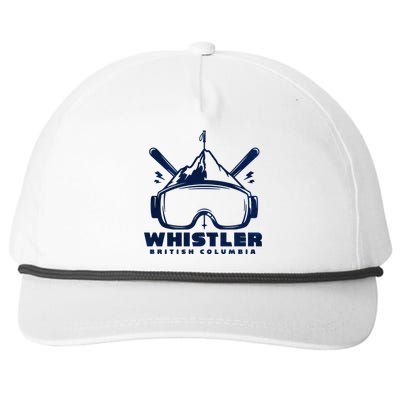 Whistler British Columbia Skiing Snapback Five-Panel Rope Hat