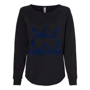 Whistler British Columbia Skiing Womens California Wash Sweatshirt